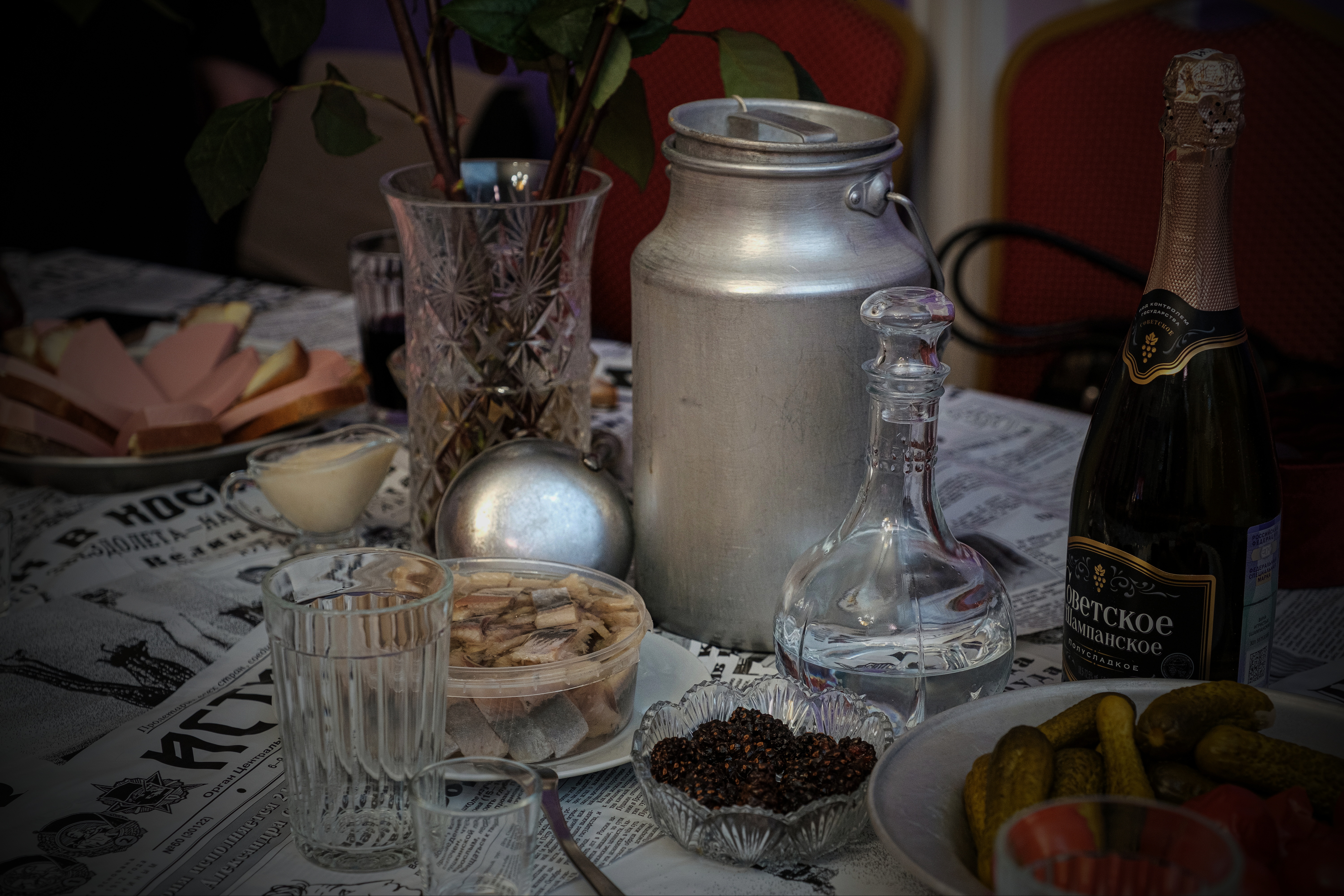 Новый год в офисе "BACK TO USSR"